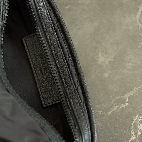 balenciaga leather nylon body bag