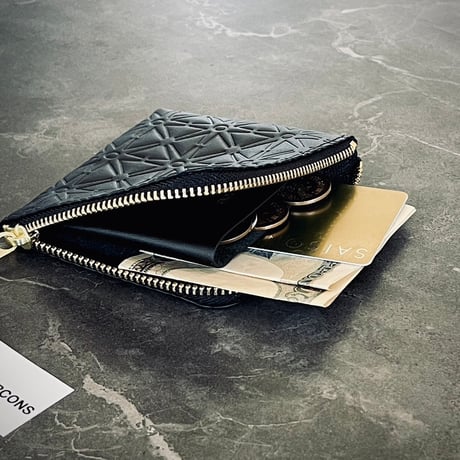 新品 comme des garcons leather wallet