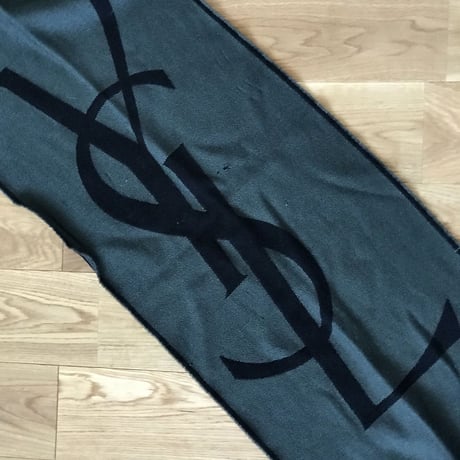 Yves Saint Laurent YSL logo muffler