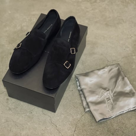 新品 giuseppe zanotti 2021ss double monk strap shose 43.5