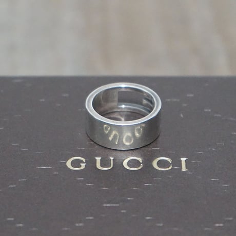 gucci silver 925 ring 15号