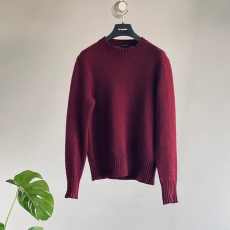 jilsander bordeaux knit