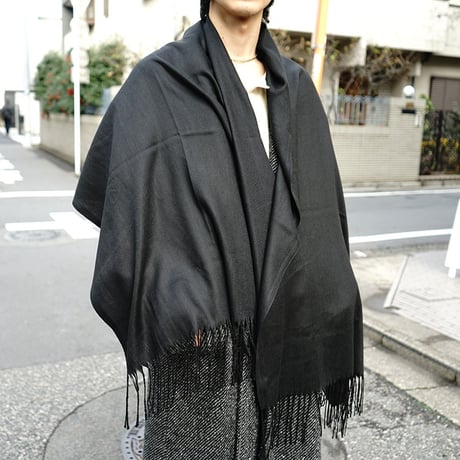 新品 sample "超大判"cashmere muffler  C