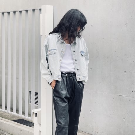 新品 nona made in Italy over size denim jacket