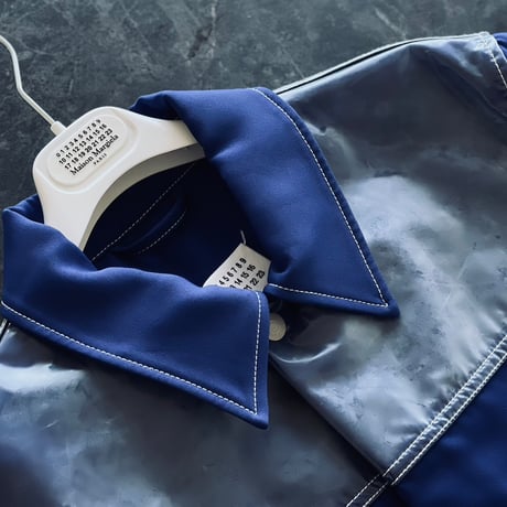 maison margiela  vinyl layered jacket