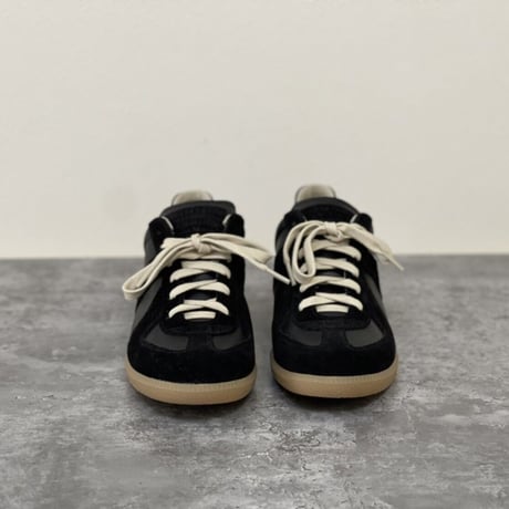 新品 maison margiela 2022aw replica german trainer black 40
