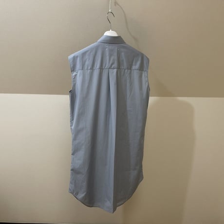 新品 maison margiela 2019ss over size sleeveless long shirt