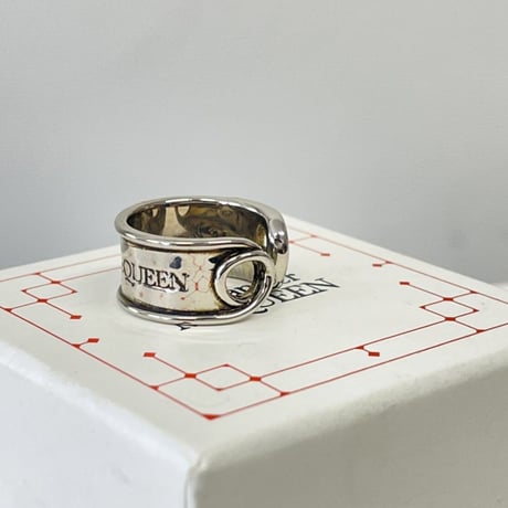 新品 alexander mcqueen 2021aw silver ring