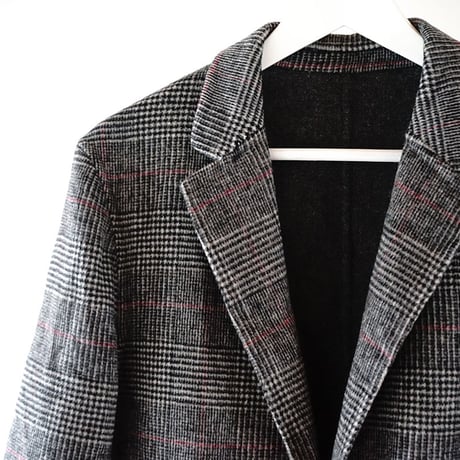 vintage  glen check  Chesterfield coat