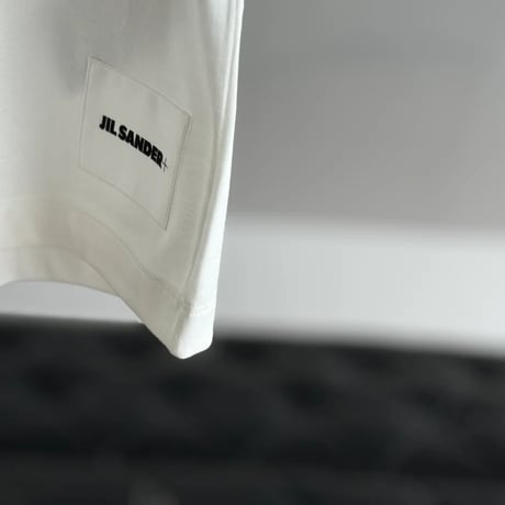 新品 jilsander logo tops white