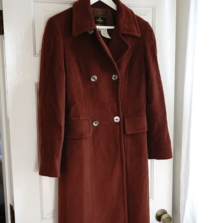 fendi cashmere double coat