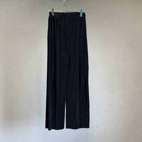 factory sample pleats shirt + pants black