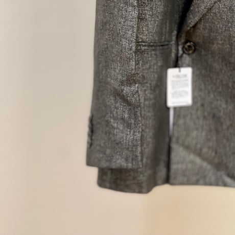 新品 paul smith 2016ss linen "箔" summer suit gray beige