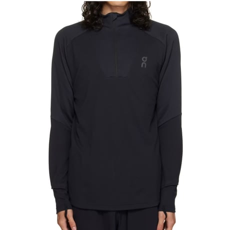 新品 on half zip black tops S