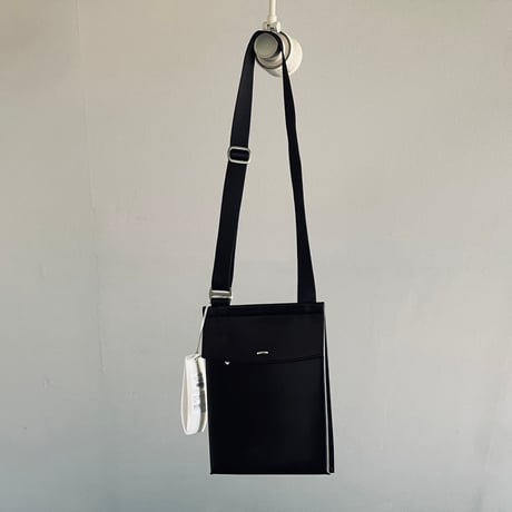新品 our legacy leather shoulder bag black