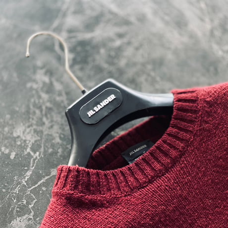 jilsander bordeaux knit