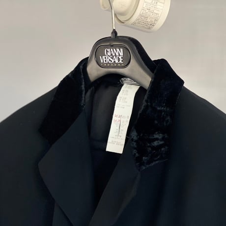 新品 gianni versace long coat set up suit 48