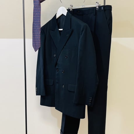 setup suit + hermes necktie #11