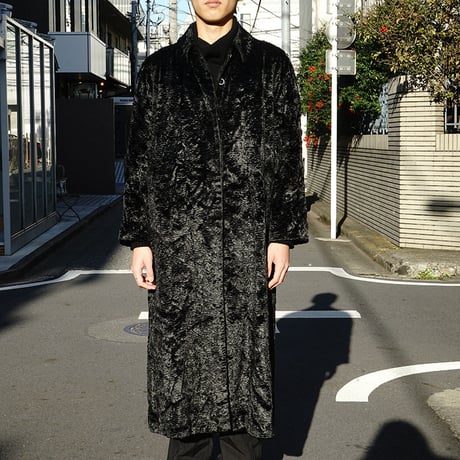 EMPORIO ARMANI velvet coat