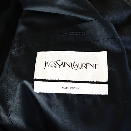 未使用  yves saint laurent rive gauche silk  layered jacket