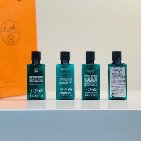 新品 hermes "Eau dorange verte" 4set