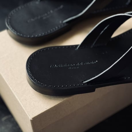 新品 hand made Italy leather sandal 43