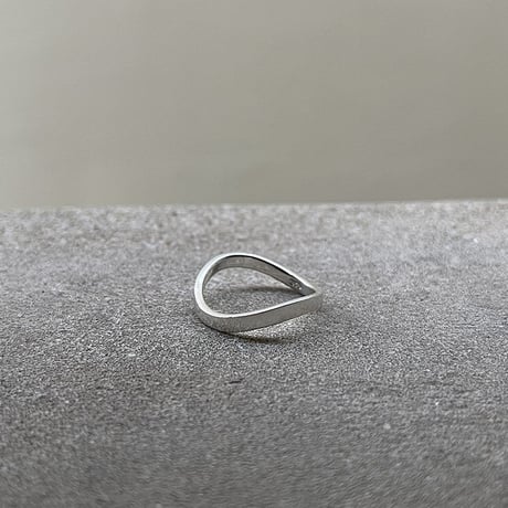 atelier sample silver925 ring"curve" 17号