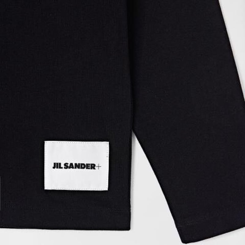 新品 jilsander + 2023aw logo tops black | requality
