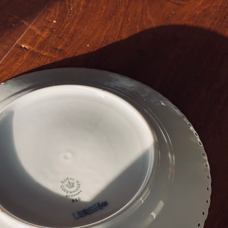 royal copenhagen vintage full lace plate 19cm #6