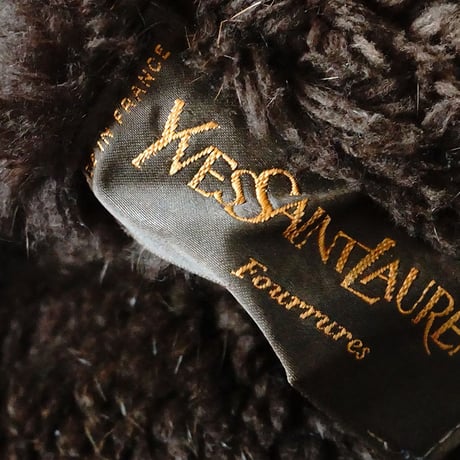 Yves Saint Laurent leather coat
