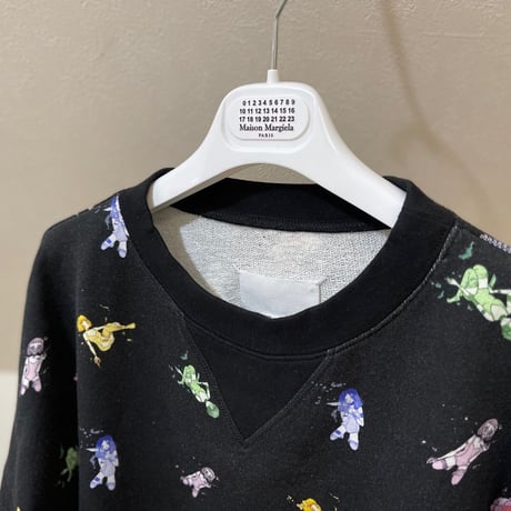 新品 maison margiela 2019ss "白タグ” kawaii print over size sweat