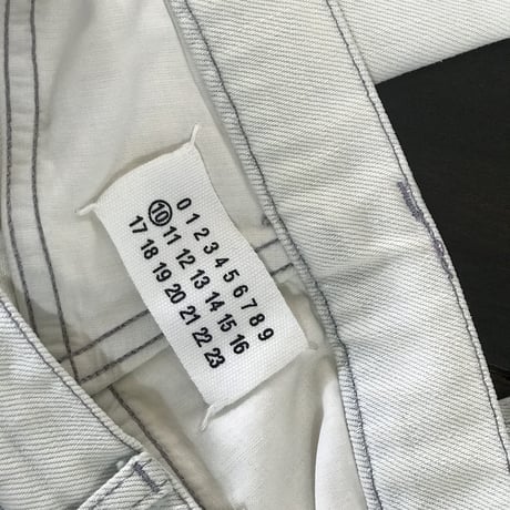 maison margiela bleach denim