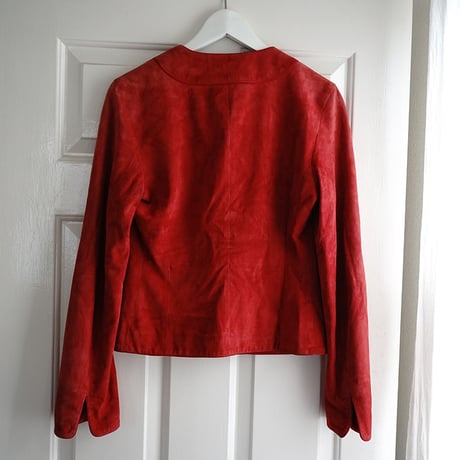 max mara suede leather jacket