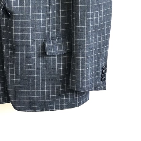 yves saint laurent check tailored jacket
