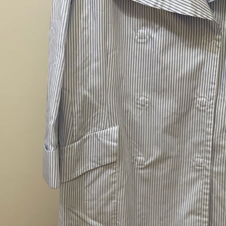 新品 maison margiela over size stripe double coat