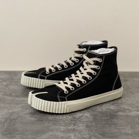 新品 maison margiela 2022ss tabi sneaker black 41
