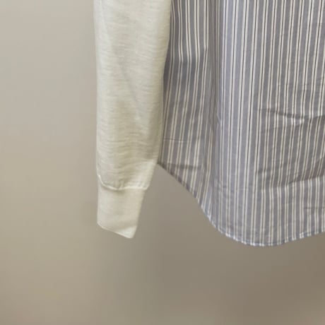 maison margiela spliced knit white S