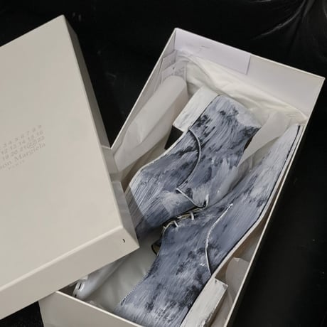 新品 maison margiela 2021ss "penki" leather shose 42