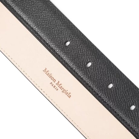 新品 maison margiela 2022aw off killer leather logo belt