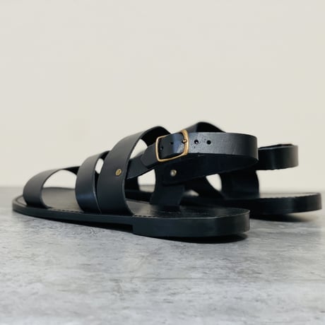 新品 hand made Italy leather sandal 41