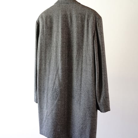 LANVIN cashmere×mink Chesterfield coat