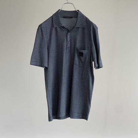 新品 louis vuitton silk polo shirt M