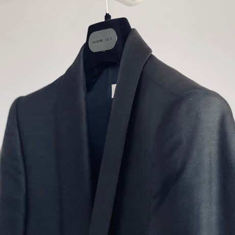 dries van noten shawl collar silk tuxedo jacket