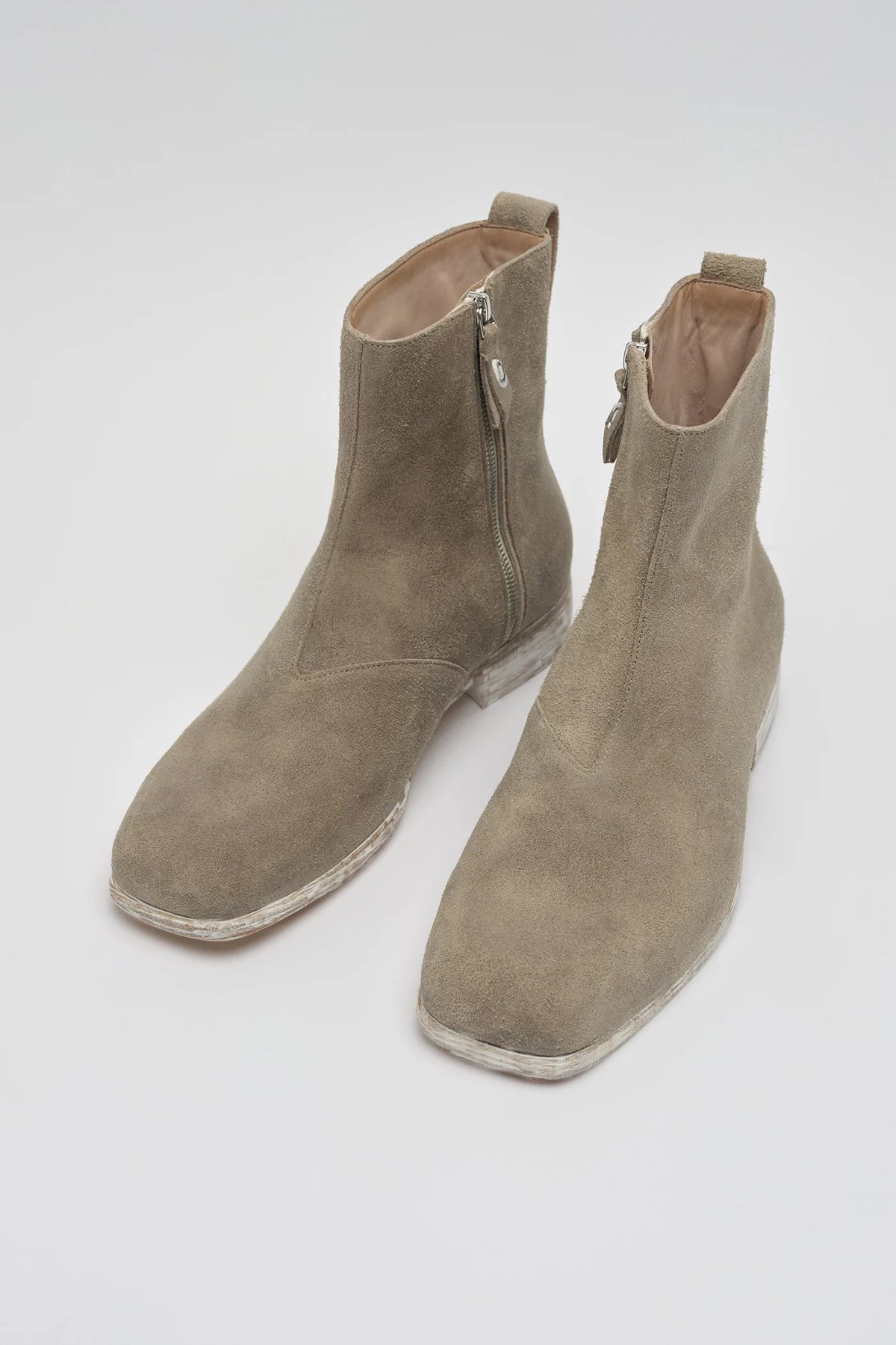 【OUR LEGACY】極美品ミカエリスブーツ　スエードサイズ42 ソール貼済 アワーレガシー MICHAELIS ブーツ 43 ブラック スウェード