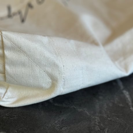 yohji Yamamoto "大容量" logo bag white