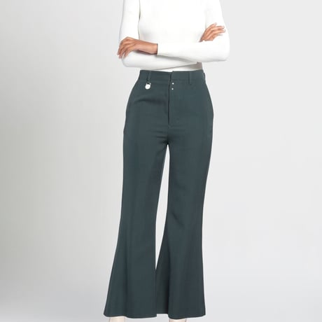 新品 mm6 maison margiela flare trousers