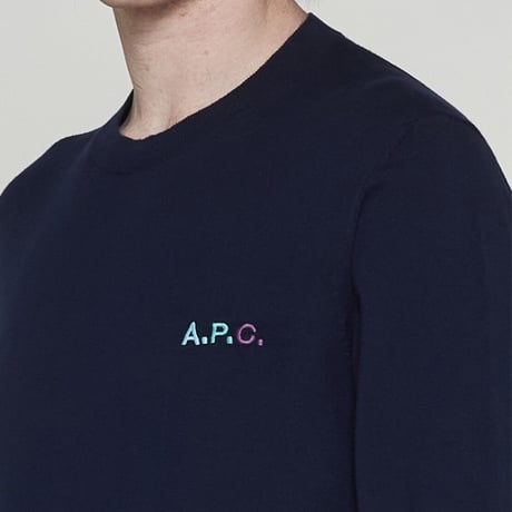 新品 apc 2023ss logo knit M