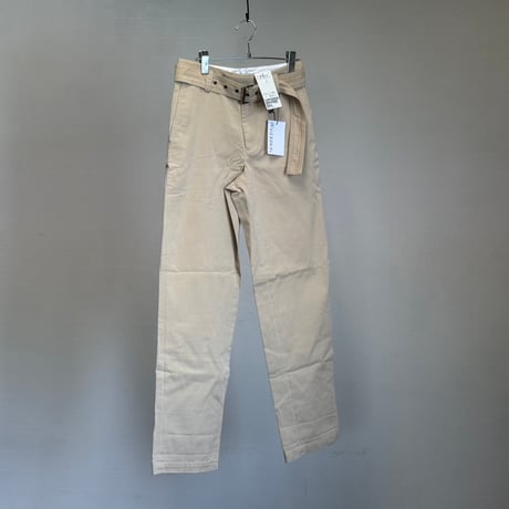 新品 jw anderson gabardine belted pants