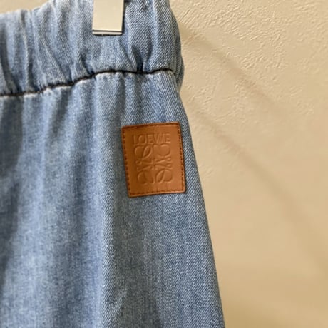 新品 loewe wide denim pants 36