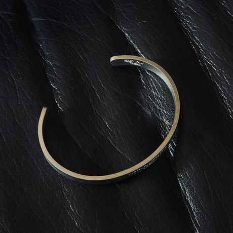 maison margiela sliver logo bracelet